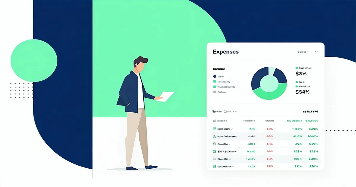 Credit assessment concept with financial documents and calculator