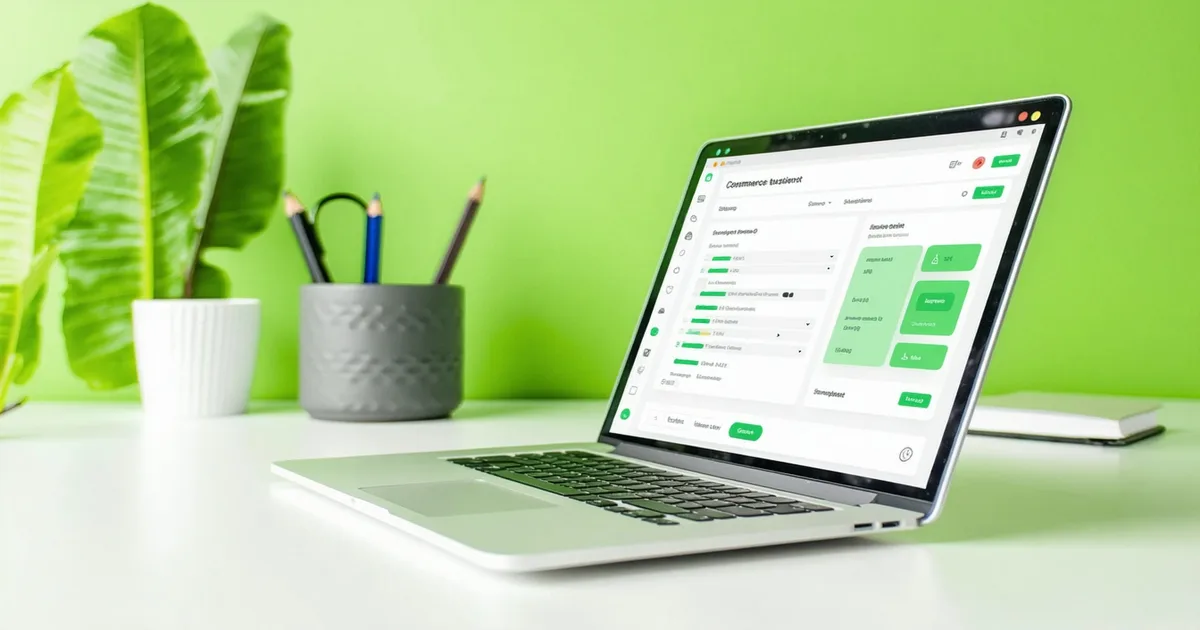 WooCommerce plugin settings screen on a laptop